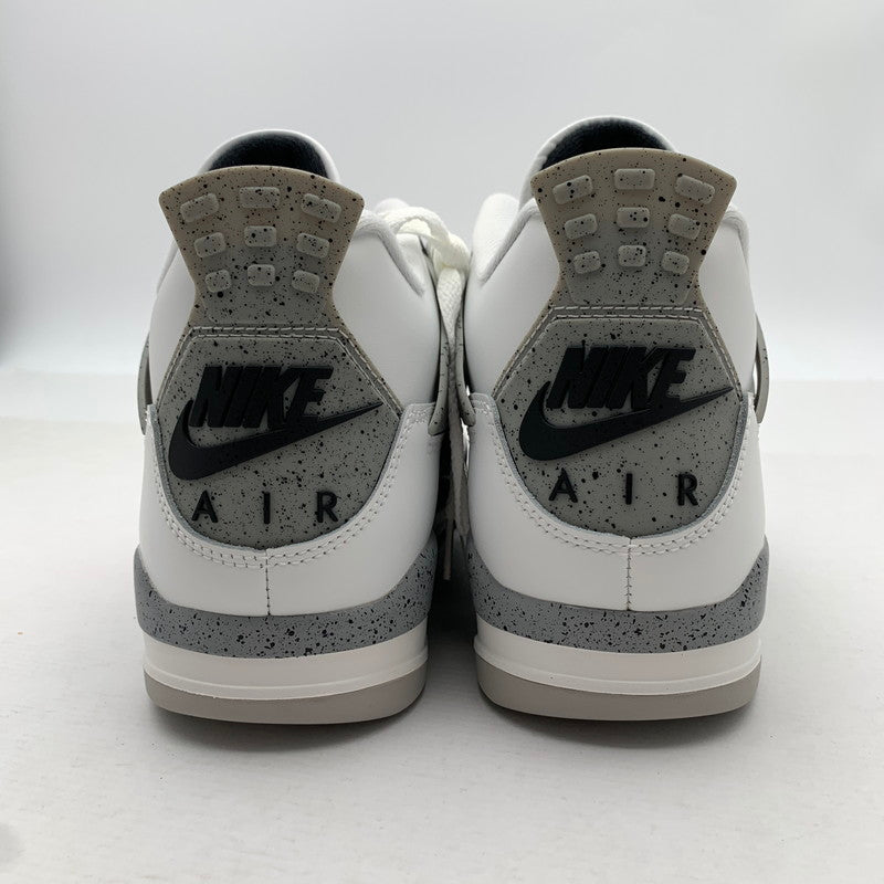 【中古品】【メンズ】 NIKE ナイキ FV5029-100 AIR JORDAN ４ RETRO WHITE CEMENT エアジョーダン スニーカー 靴 160-260920-gm-30-fuzh サイズ：28cm カラー：ホワイト グレー 万代Net店