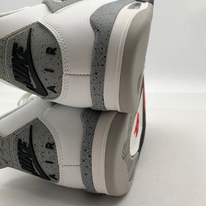 【中古品】【メンズ】 NIKE ナイキ FV5029-100 AIR JORDAN ４ RETRO WHITE CEMENT エアジョーダン スニーカー 靴 160-260920-gm-30-fuzh サイズ：28cm カラー：ホワイト グレー 万代Net店