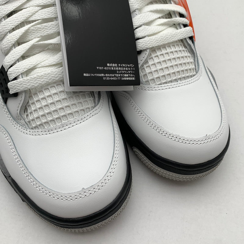【中古品】【メンズ】 NIKE ナイキ FV5029-100 AIR JORDAN ４ RETRO WHITE CEMENT エアジョーダン スニーカー 靴 160-260920-gm-30-fuzh サイズ：28cm カラー：ホワイト グレー 万代Net店