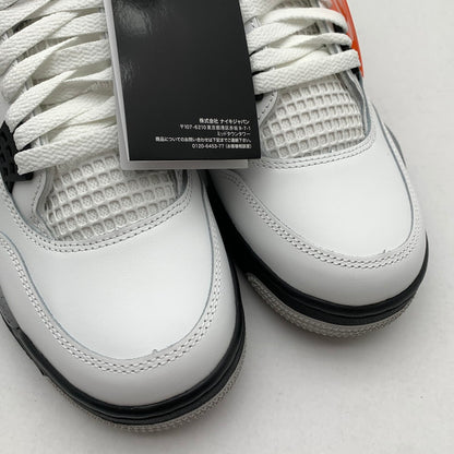 【中古品】【メンズ】 NIKE ナイキ FV5029-100 AIR JORDAN ４ RETRO WHITE CEMENT エアジョーダン スニーカー 靴 160-260920-gm-30-fuzh サイズ：28cm カラー：ホワイト グレー 万代Net店