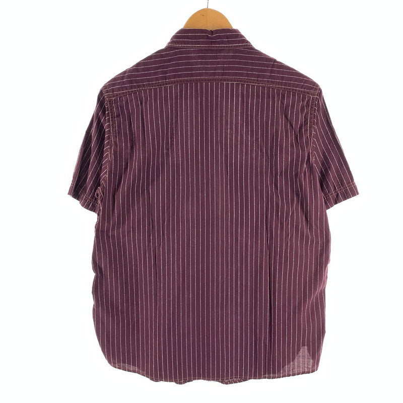 【中古品】【メンズ】 FREEWHEELERS UNION SPECIAL フリーホイラーズ ユニオンスペシャル 半袖シャツ トップス ブランド 古着 145-260922-gm-09-fuzh サイズ：16 カラー：ワインレッド 万代Net店