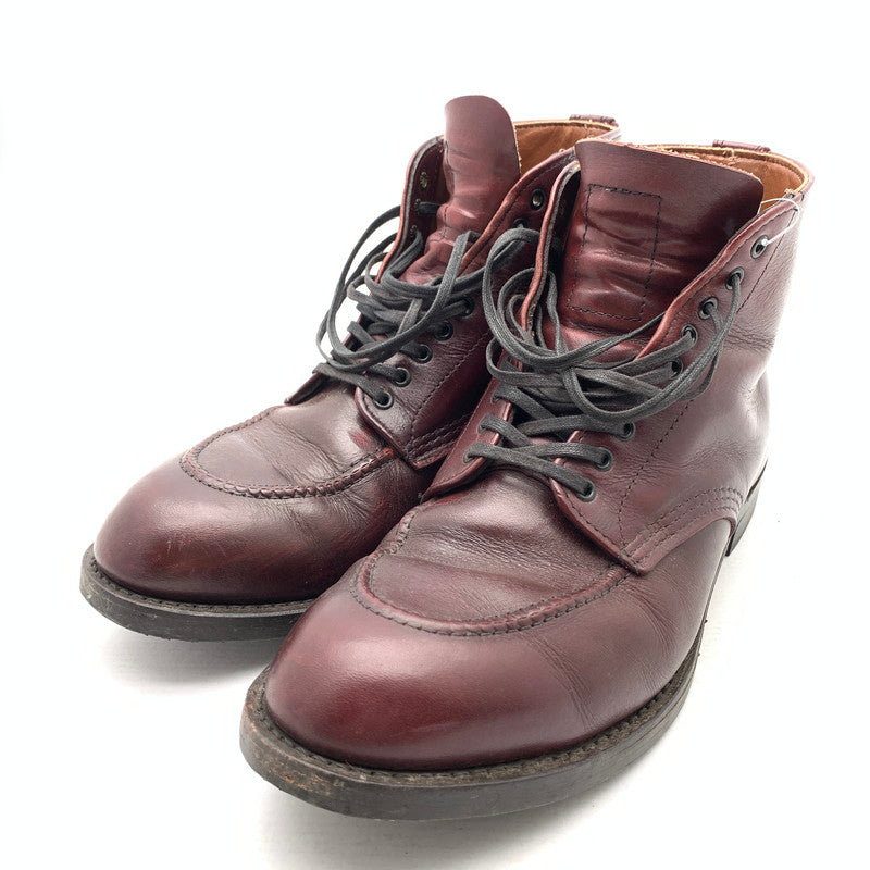 【中古品】【メンズ】 RED WING レッドウィング 9091 GIRARD BOOTS レースアップシューズ 靴 革靴 レザーブーツ 164-260921-gm-26-fuzh サイズ：US8.5D(26.5cm) カラー：ワインレッド 万代Net店