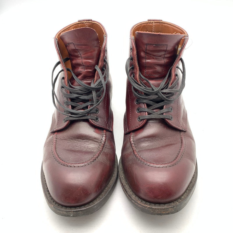 【中古品】【メンズ】 RED WING レッドウィング 9091 GIRARD BOOTS レースアップシューズ 靴 革靴 レザーブーツ 164-260921-gm-26-fuzh サイズ：US8.5D(26.5cm) カラー：ワインレッド 万代Net店