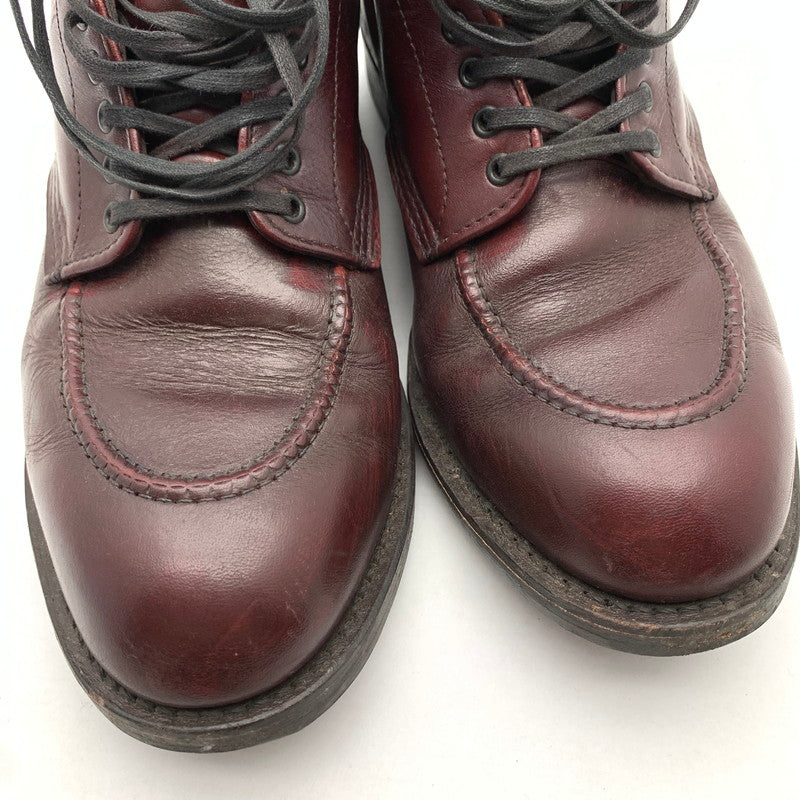 【中古品】【メンズ】 RED WING レッドウィング 9091 GIRARD BOOTS レースアップシューズ 靴 革靴 レザーブーツ 164-260921-gm-26-fuzh サイズ：US8.5D(26.5cm) カラー：ワインレッド 万代Net店