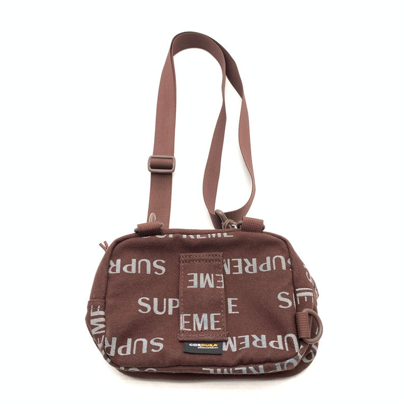 【中古品】【メンズ】 SUPREME シュプリーム MINI SHOULDER BAG ミニショルダーバッグ ボディバッグ 149-260809-hi-14-fuzh カラー：ブラウン 万代Net店