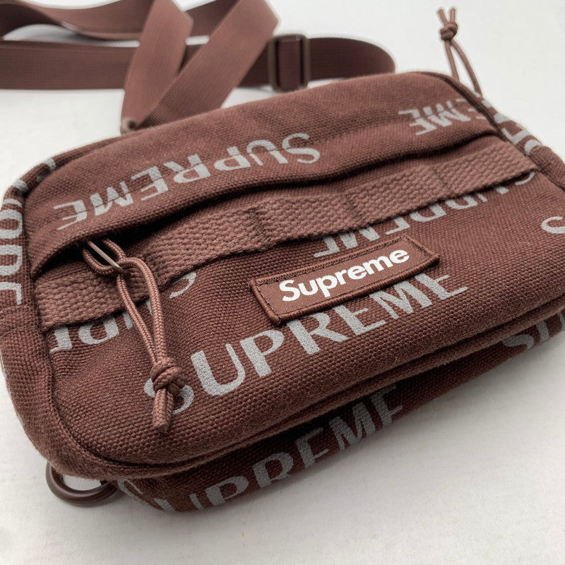 【中古品】【メンズ】 SUPREME シュプリーム MINI SHOULDER BAG ミニショルダーバッグ ボディバッグ 149-260809-hi-14-fuzh カラー：ブラウン 万代Net店