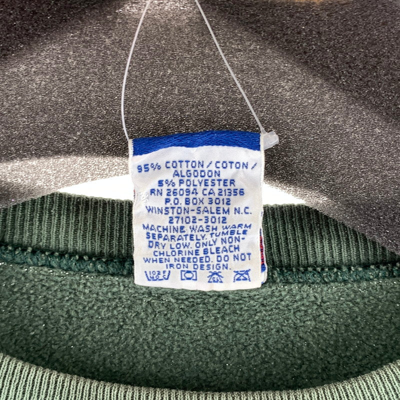 【中古品】【メンズ】 CHAMPION チャンピオン CREW NECK SWEAT クルーネックスウェット 90s 古着 145-260922-gm-12-fuzh サイズ：XL カラー：グリーン 万代Net店