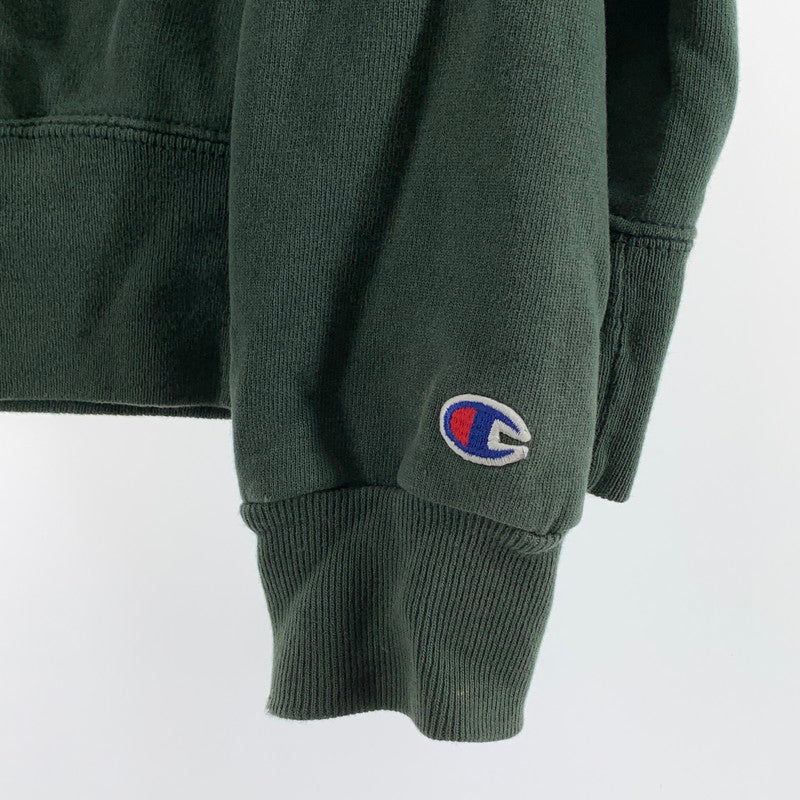 【中古品】【メンズ】 CHAMPION チャンピオン CREW NECK SWEAT クルーネックスウェット 90s 古着 145-260922-gm-12-fuzh サイズ：XL カラー：グリーン 万代Net店