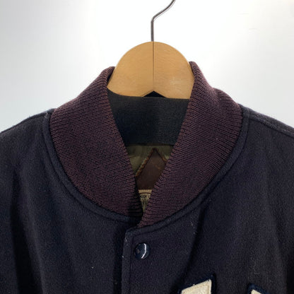 【中古品】【メンズ】 STARTER スターター COOPERSTOWN クーパーズタウン ウール スタジャン アウター コート 古着 145-260919-mh-02-fuzh サイズ：L カラー：ネイビー 万代Net店