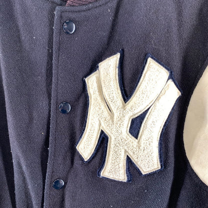 【中古品】【メンズ】 STARTER スターター COOPERSTOWN クーパーズタウン ウール スタジャン アウター コート 古着 145-260919-mh-02-fuzh サイズ：L カラー：ネイビー 万代Net店