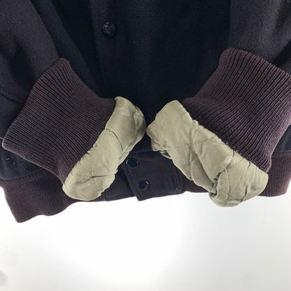 【中古品】【メンズ】 STARTER スターター COOPERSTOWN クーパーズタウン ウール スタジャン アウター コート 古着 145-260919-mh-02-fuzh サイズ：L カラー：ネイビー 万代Net店