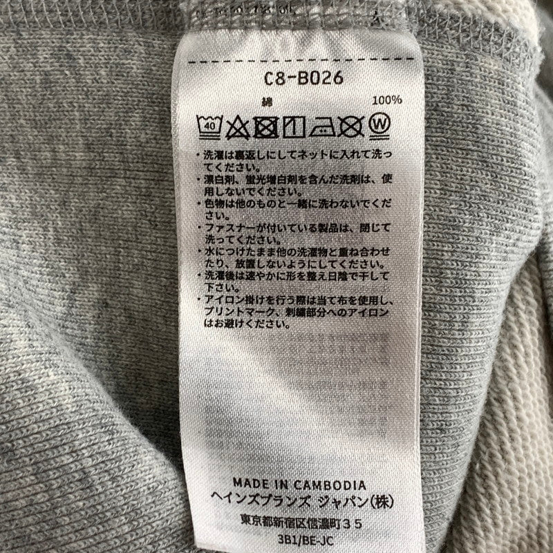 【中古品】【メンズ】 WIND AND SEA×CHAMPION REVERSE WAVE HALF SLEEVE CREW NECK SWEAT SHIRT リバースウィーブ 半袖スウェット 142-260809-hi-03-fuzh サイズ：XL カラー：グレー 万代Net店
