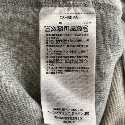 【中古品】【メンズ】 WIND AND SEA×CHAMPION REVERSE WAVE HALF SLEEVE CREW NECK SWEAT SHIRT リバースウィーブ 半袖スウェット 142-260809-hi-03-fuzh サイズ：XL カラー：グレー 万代Net店