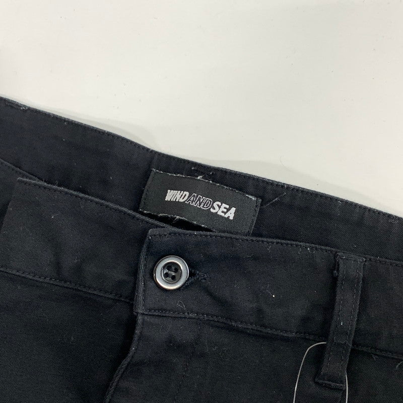 【中古品】【メンズ】 WIND AND SEA TWO TUCK SHORTS ツータックショーツ ボトムス ブランド 古着 153-260809-hi-01-fuzh サイズ：XL カラー：ブラック 万代Net店