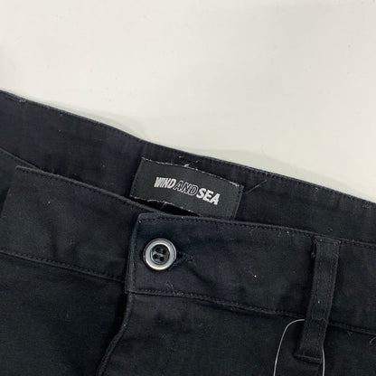 【中古品】【メンズ】 WIND AND SEA TWO TUCK SHORTS ツータックショーツ ボトムス ブランド 古着 153-260809-hi-01-fuzh サイズ：XL カラー：ブラック 万代Net店