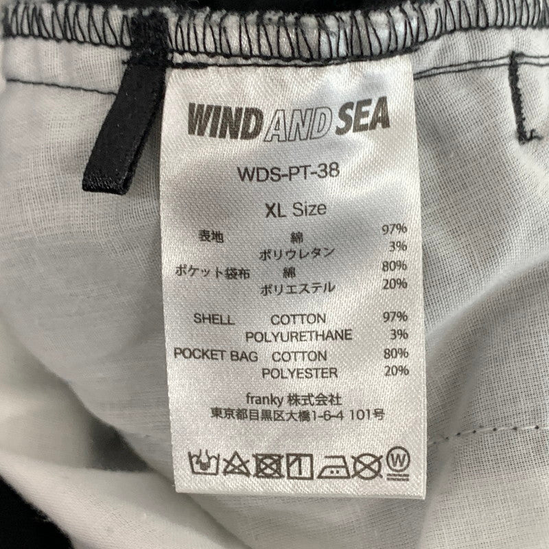 【中古品】【メンズ】 WIND AND SEA TWO TUCK SHORTS ツータックショーツ ボトムス ブランド 古着 153-260809-hi-01-fuzh サイズ：XL カラー：ブラック 万代Net店