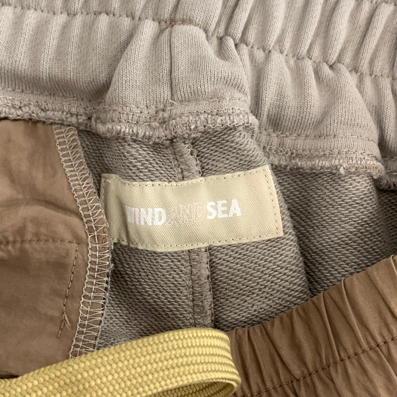 【中古品】【メンズ】 WIND AND SEA WDS-20A-PT-02 SWEAT TRUCK PANTS スウェットトラックパンツ 古着 153-260809-hi-02-fuzh サイズ：L カラー：ベージュ 万代Net店