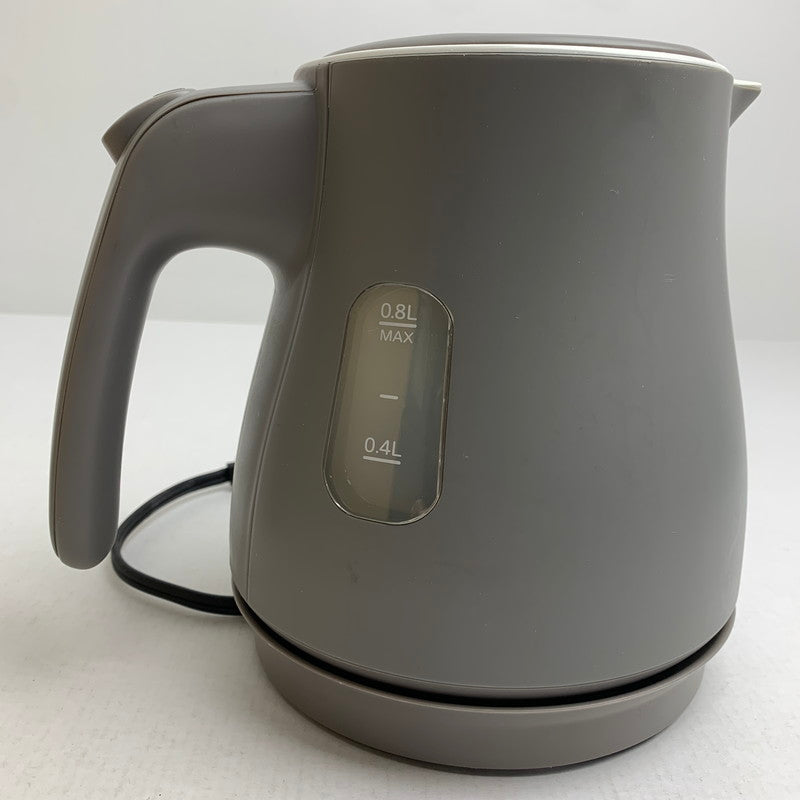 【中古品】 TIGER タイガー PCM-A080 電気ケトル わく子 0.8L 18年製 098-260925-mh-30-fuz カラー：アッシュグレー 万代Net店