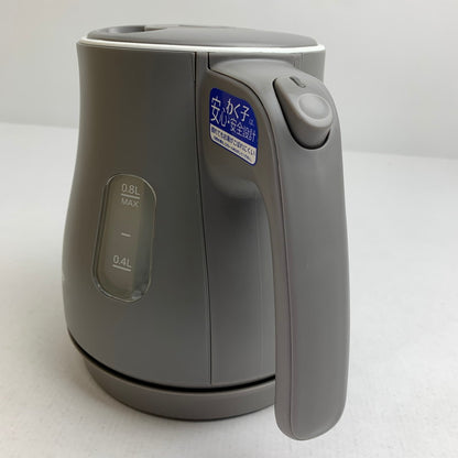 【中古品】 TIGER タイガー PCM-A080 電気ケトル わく子 0.8L 18年製 098-260925-mh-30-fuz カラー：アッシュグレー 万代Net店