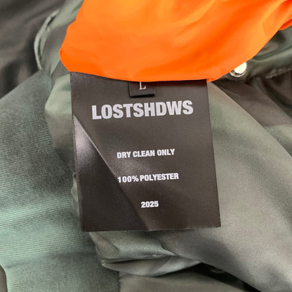 【中古品】【メンズ】 LOSTSHDWS REVERSIBLE DETACHED BOMBER JACKET リバーシブル ボンバージャケット ブルゾン 142-260809-hi-08-fuzh サイズ：L カラー：カーキ 万代Net店
