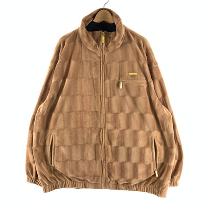 【中古品】【メンズ】 SEAN JOHN ショーンジョン VELOR TRACK JACKET ベロアトラックジャケット アウター ブルゾン 142-260809-hi-06-fuzh サイズ：2XL カラー：ブラウン 万代Net店