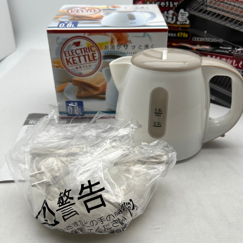【未使用品】 家電3点まとめ売り 電気ケトル・一人焼肉 ・一人焼肉　調理家電　3点セット 098-260825-MO-05-fuz 万代Net店
