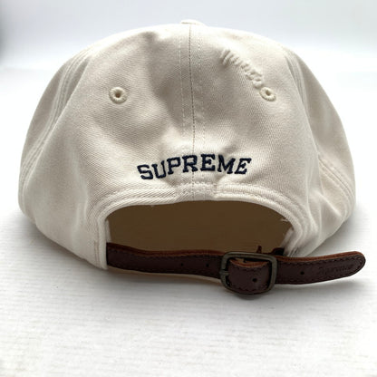 【中古品】【メンズ】 SUPREME シュプリーム H9FW25 DISTRESSED SCRIPT 6‐PANEL CAP 6パネルキャップ ブランド 帽子 149-260920-gm-43-fuzh カラー：ホワイト 万代Net店