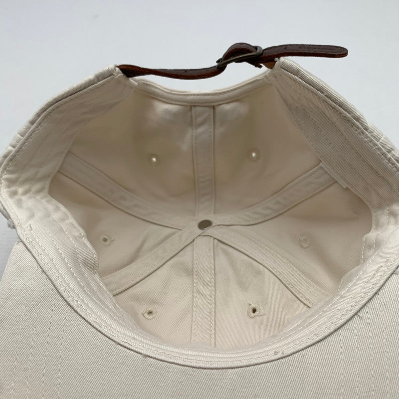 【中古品】【メンズ】 SUPREME シュプリーム H9FW25 DISTRESSED SCRIPT 6‐PANEL CAP 6パネルキャップ ブランド 帽子 149-260920-gm-43-fuzh カラー：ホワイト 万代Net店