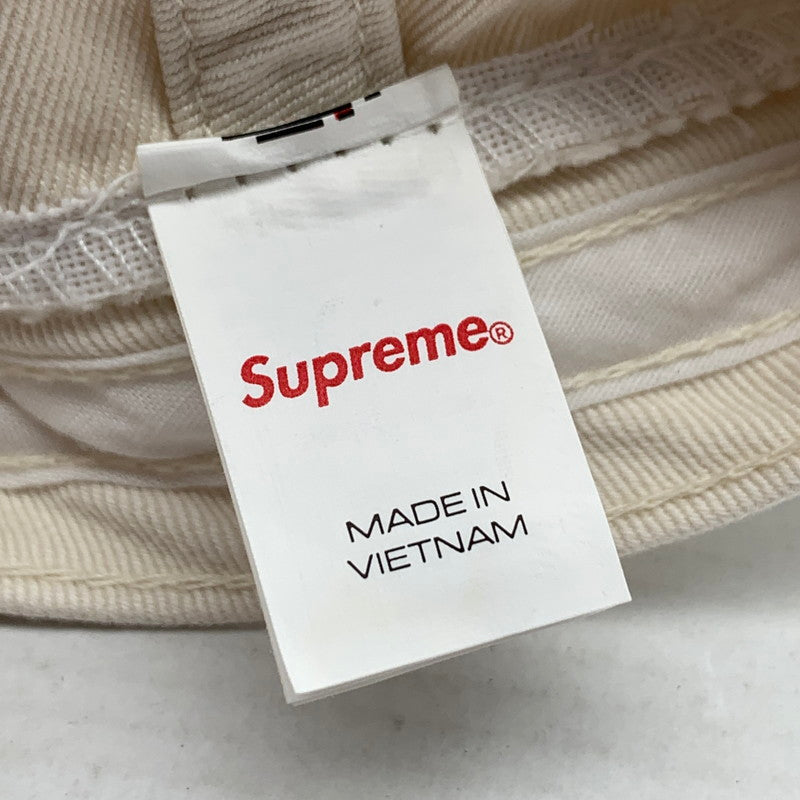 【中古品】【メンズ】 SUPREME シュプリーム H9FW25 DISTRESSED SCRIPT 6‐PANEL CAP 6パネルキャップ ブランド 帽子 149-260920-gm-43-fuzh カラー：ホワイト 万代Net店