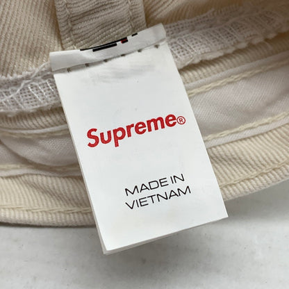 【中古品】【メンズ】 SUPREME シュプリーム H9FW25 DISTRESSED SCRIPT 6‐PANEL CAP 6パネルキャップ ブランド 帽子 149-260920-gm-43-fuzh カラー：ホワイト 万代Net店