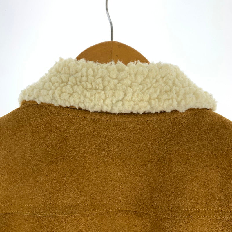【中古品】【メンズ】 Lee リー STORM RIDER ストームライダー LS1077 スエード ボアジャケット 145-261020-vt-82-fuzh サイズ：40 カラー：キャメル 万代Net店