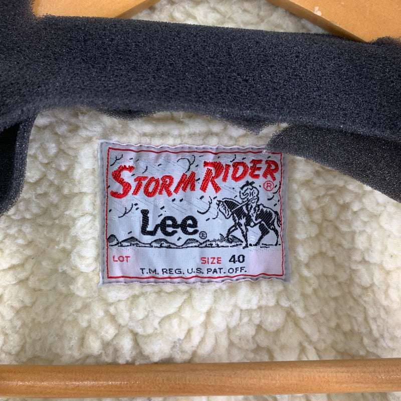 【中古品】【メンズ】 Lee リー STORM RIDER ストームライダー LS1077 スエード ボアジャケット 145-261020-vt-82-fuzh サイズ：40 カラー：キャメル 万代Net店