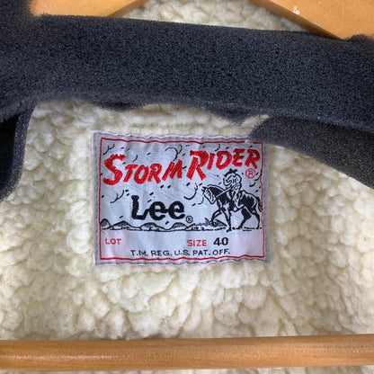 【中古品】【メンズ】 Lee リー STORM RIDER ストームライダー LS1077 スエード ボアジャケット 145-261020-vt-82-fuzh サイズ：40 カラー：キャメル 万代Net店