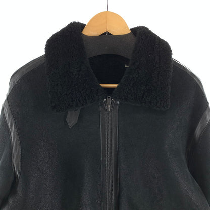 【中古品】【メンズ】 LEVI'S MADE＆CRAFTED MOUTON BOA JACKET リーバイス ボアジャケット アウター ブランド 古着 145-260923-gm-11-fuzh サイズ：2 カラー：ブラック 万代Net店