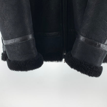 【中古品】【メンズ】 LEVI'S MADE＆CRAFTED MOUTON BOA JACKET リーバイス ボアジャケット アウター ブランド 古着 145-260923-gm-11-fuzh サイズ：2 カラー：ブラック 万代Net店