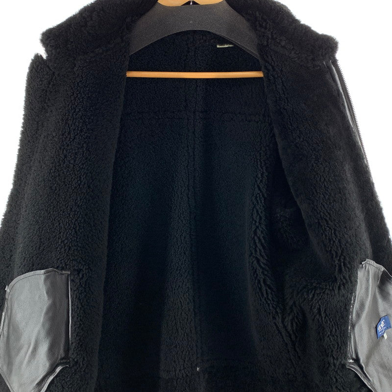【中古品】【メンズ】 LEVI'S MADE＆CRAFTED MOUTON BOA JACKET リーバイス ボアジャケット アウター ブランド 古着 145-260923-gm-11-fuzh サイズ：2 カラー：ブラック 万代Net店