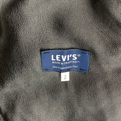 【中古品】【メンズ】 LEVI'S MADE＆CRAFTED MOUTON BOA JACKET リーバイス ボアジャケット アウター ブランド 古着 145-260923-gm-11-fuzh サイズ：2 カラー：ブラック 万代Net店