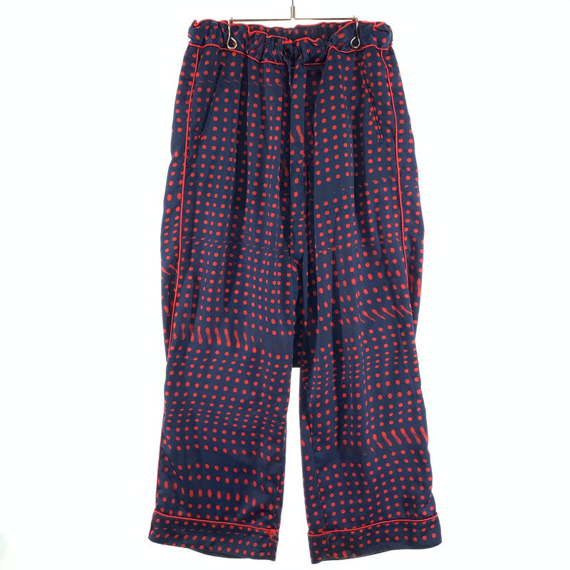 【中古品】【メンズ】 FACETASM ファセッタズム RB-PT-M17 DOT EASY PANTS ドットイージーパンツ 151-260922-gm-14-fuzh サイズ：3 カラー：ネイビー レッド 万代Net店