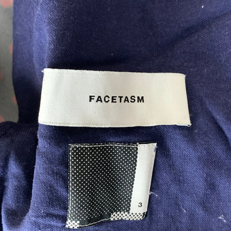 【中古品】【メンズ】 FACETASM ファセッタズム RB-PT-M17 DOT EASY PANTS ドットイージーパンツ 151-260922-gm-14-fuzh サイズ：3 カラー：ネイビー レッド 万代Net店