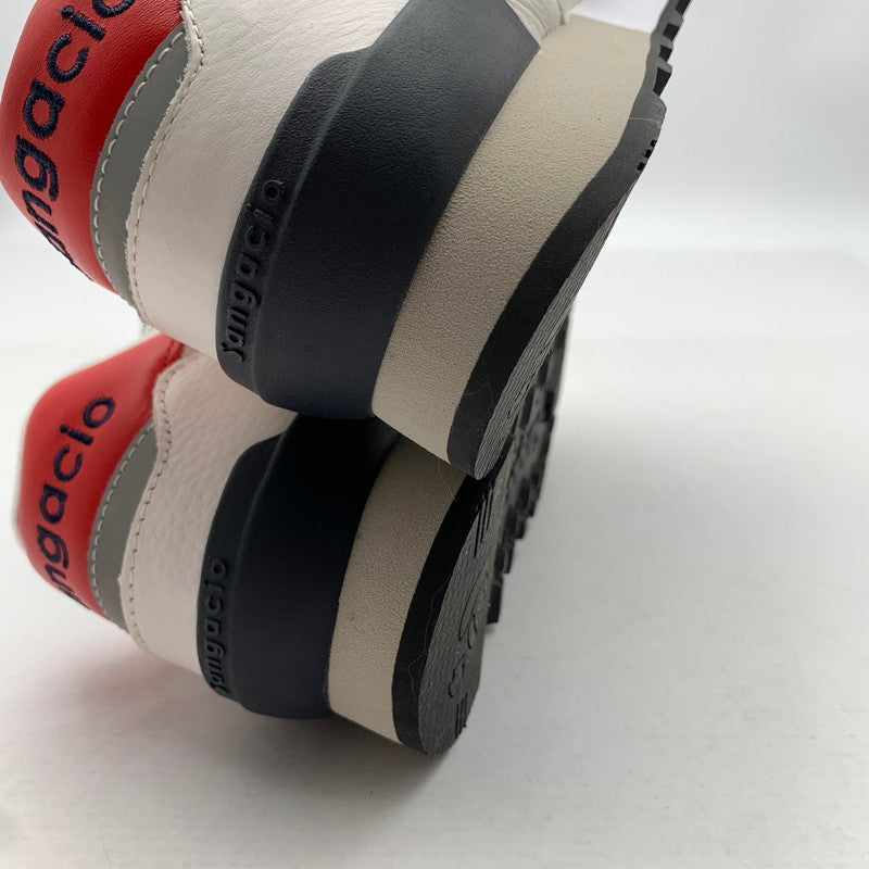 【中古品】【レディース】 SANGACIO サンガッチョ にゅーず スニーカー 靴 166-260920-gm-37-fuzh サイズ：24.5cm カラー：トリコロール 万代Net店