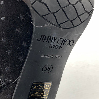 【中古品】【レディース】 JIMMY CHOO ジミーチュウ アンクル ブーツ シューズ 靴 183-260920-gm-35-fuzh サイズ：36 カラー：ブラック 万代Net店