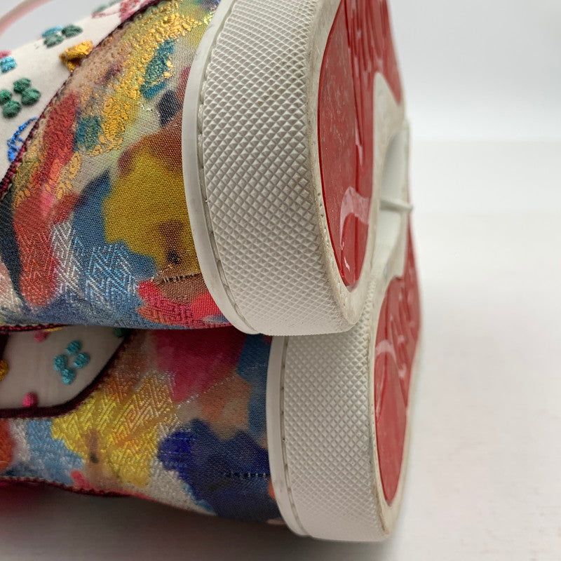 【中古品】【レディース】 CHRISTIAN LOUBOUTIN クリスチャンルブタン ハイカットスニーカー シューズ 靴 183-260920-gm-36-fuzh サイズ：36 カラー：ピンク 万代Net店