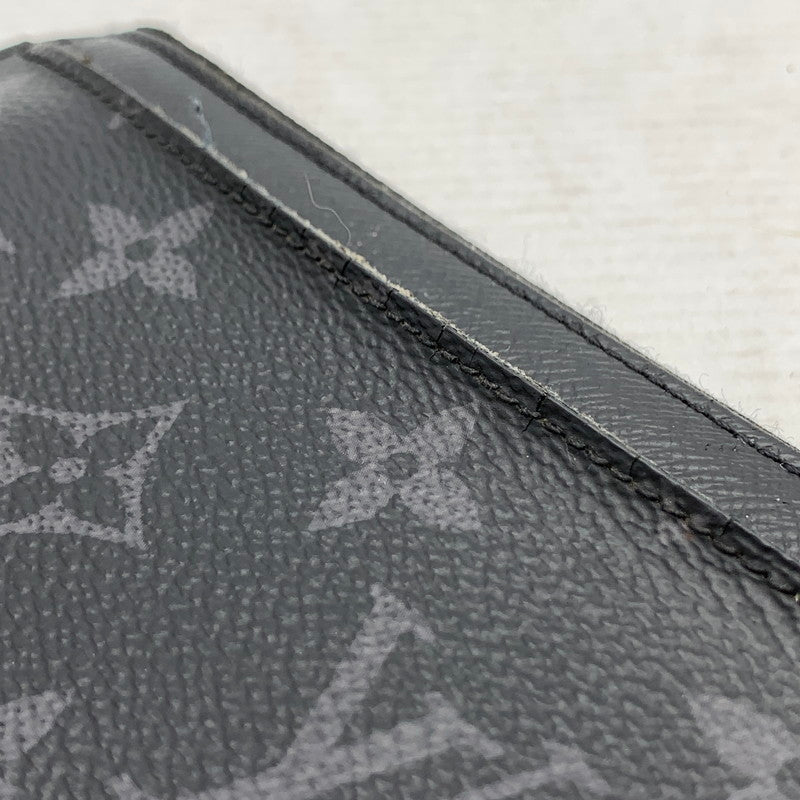 【中古品】【メンズ/レディース】 LOUIS VUITTON ルイ・ヴィトン M69533 モノグラム・エクリプス フラグメントケース カードケース 財布 ブランド 179-260920-gm-40-fuzh カラー：ブラック 万代Net店