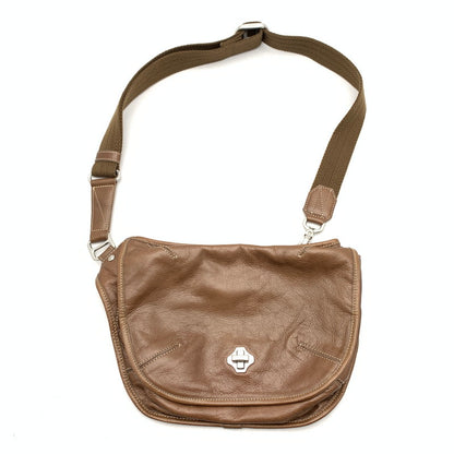 【中古品】【メンズ/レディース】 ANIARY アニアリ LEATHER SHOULDER BAG ショルダーバッグ レザー カバン 188-260920-gm-33-fuzh カラー：ブラウン 万代Net店