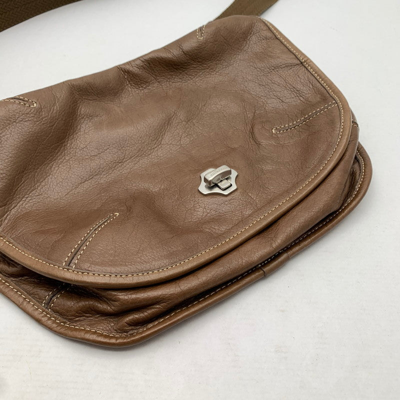 【中古品】【メンズ/レディース】 ANIARY アニアリ LEATHER SHOULDER BAG ショルダーバッグ レザー カバン 188-260920-gm-33-fuzh カラー：ブラウン 万代Net店