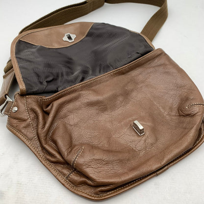 【中古品】【メンズ/レディース】 ANIARY アニアリ LEATHER SHOULDER BAG ショルダーバッグ レザー カバン 188-260920-gm-33-fuzh カラー：ブラウン 万代Net店