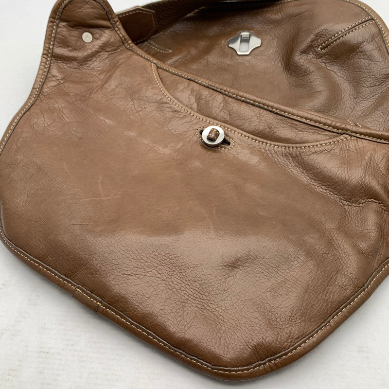 【中古品】【メンズ/レディース】 ANIARY アニアリ LEATHER SHOULDER BAG ショルダーバッグ レザー カバン 188-260920-gm-33-fuzh カラー：ブラウン 万代Net店