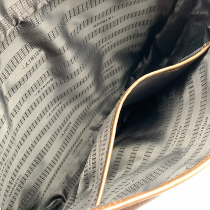 【中古品】【メンズ/レディース】 ANIARY アニアリ LEATHER SHOULDER BAG ショルダーバッグ レザー カバン 188-260920-gm-33-fuzh カラー：ブラウン 万代Net店