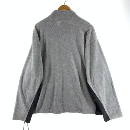 【中古品】【メンズ】 OLD NAVY オールドネイビー ハーフジップフリース ジャケット オーバーサイズ ドローコード ブランド 古着 145-260922-gm-06-fuzh サイズ：XXL カラー：グレー 万代Net店