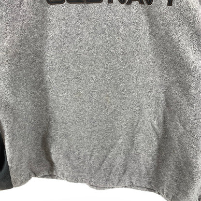【中古品】【メンズ】 OLD NAVY オールドネイビー ハーフジップフリース ジャケット オーバーサイズ ドローコード ブランド 古着 145-260922-gm-06-fuzh サイズ：XXL カラー：グレー 万代Net店